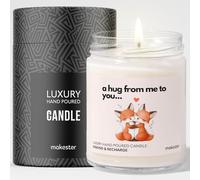 Fox Gifts - Luxury Soy Wax Candle - Vanilla, Jasmine, Sugared Almond - Makester
