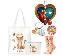Fox Gifts Sets for Women, 6pc Animal Theme Gift Set for Fox Lovers | Ideal animal theme birthday, Christmas, or holiday present for daughter, mom, friends, sister, wife, and fox enthusiasts.