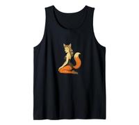 Fox Girl Pinup Retro Style Halloween Cosplay Anime Aesthetic Tank Top