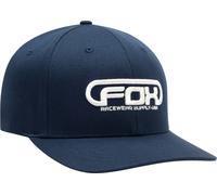 FOX Global Flexfit Cap, white-blue, size S M for Men