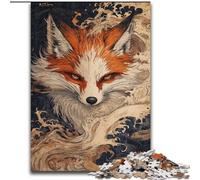 Fox God JigsawPuzzle 1000 Pieces for Teenagers, Challenging Game And Family Play Parent-child Interaction (26x38cm)