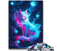 Fox God JigsawPuzzle 1000 Pieces for Teenagers,Challenging Game And Family Play Wall Decoration Unique Birthday And Xmas Gifts (38x26cm)