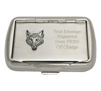 Fox Head A6 Tobacco Tin with Free Engraving Gift 141