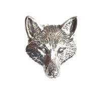 Fox Head Birds, Animals & Nature Handmade in the UK Pewter Lapel Pin Badge