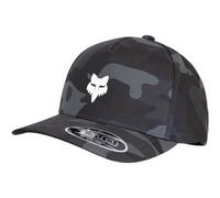 Fox Head Camo Snapback Cap Kids, black, One Size