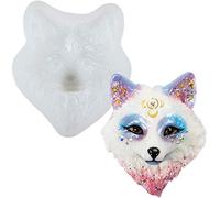 Fox Head Epoxy Resin Silicone Mould Polymer Clay Concrete Cement Jewellery Making, Large 3.6x3.15inch