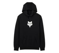 Fox Men's Fleece Pullover Hoodie - Fox Head - Black - M