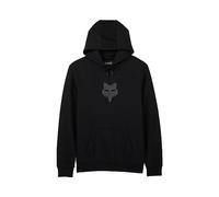 Fox Head Pullover Hoodie in Black/Black Large, Black/Black