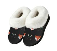 Fox Head Slippers Fox Arrow Boot Slippers Indoor Outdoor House Shoes S