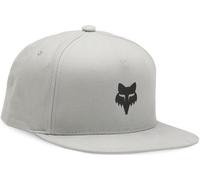 FOX Head Snapback Cap, light grey, One size