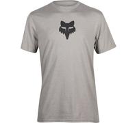 Fox Racing Fox Head Ss Prem Tee, windbreaker, Men's, Grey, 2X