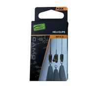 ＦＯＸ Fox Heli Clips Carp Fishing Terminal Tackle Kit, Patent Pending Helicopter Clip, Leadcore Compatible, 3 Complete Set Ups, Camo and Naturals Colours (Camo)