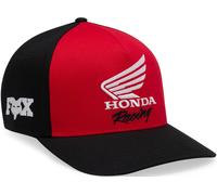 FOX Racing Mens Cap - HONDA Flexfit Hat (Black/Red)