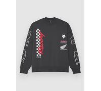 Fox Honda Oversized Crew Fleece Sweater dark shadow XXL