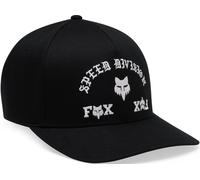 FOX Icon Flexfit Cap, black-white, size L XL for Men