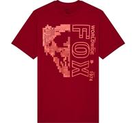 FOX Image Skull Premium T-Shirt, red, size L for Men