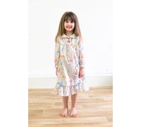 Fox In A Box Girl's Bouncing Bunny Three Quarter Cotton Nightie | Size: 5-6 Years Fox In A Box Multicolor 5-6 Years