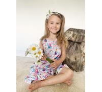 Fox In A Box Girl's Fairy Cotton Sleeveless Nightie in White | Size: 4-5 Years Fox In A Box White 4-5 Years