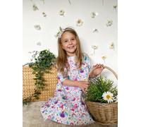 Fox In A Box Girl's Fairy Cotton Three Quarter Sleeved Nightie in White | Size: 4-5 Years Fox In A Box White 4-5 Years
