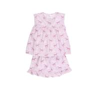 Fox In A Box Girl's Magical Unicorn Rose Cotton Short Pyjama Set | Size: 9-10 Years Fox In A Box Rose 9-10 Years