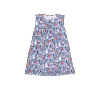 Fox In A Box Girl's Twilight Woodland Cotton Sleeveless Nightie in Blue | Size: 2-3 Years Fox In A Box Blue 2-3 Years