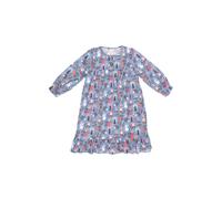 Fox In A Box Girl's Twilight Woodland Cotton Three Quarter Nightie in Blue | Size: 7-8 Years Fox In A Box Blue 7-8 Years
