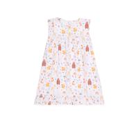 Fox In A Box Girl's Woodland Friends Cotton Sleeveless Nightie in White | Size: 2-3 Years Fox In A Box White 2-3 Years