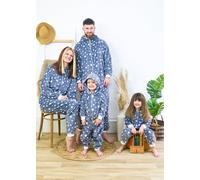 Fox In A Box Onesie Grey Star Family Matching In Super Soft Fleece | Size: 3XL Fox In A Box Grey 3XL