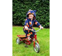 Fox In A Box Sleepy fox supersoft fleece onesie in Navy | Size: 6-7 Years Fox In A Box Navy 6-7 Years