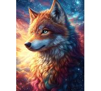 Fox in A Magical Forest at Sunset 1000 Piece Jigsaw Puzzle Pack Wildlife Pet Teens Beginners Cognitive Development Puzzle Fans Group Play Anniversary Thick Cardboard 1000 PCS