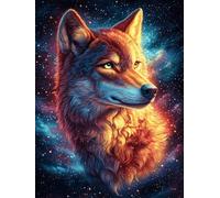 Fox in A Magical Forest at Sunset 1000 Pieces Premium Jigsaw Puzzle Wildlife Pet Adult Jigsaws Educational Challenge Mental Exercise Wall Art Winter Cardboard 1000 PCS