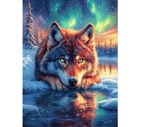 Fox in A Magical Forest at Sunset 300 Piece Jigsaw Puzzle Pack Wildlife Pet Teens Beginners Cognitive Development Puzzle Fans Group Play Anniversary Premium Cardboard 300 PCS
