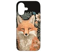 Fox in an Elegant William Morris Style Garden Case for iPhone 17