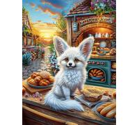 Fox in Cozy Cottage 1000 Piece Jigsaw Puzzle for All Ages Idea Spooky Fun High Resolution Print Home Decor Stress Relief 1000 PCS