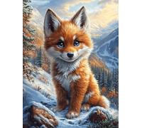 Fox in Magical Forest 1000 Pieces Jigsaw Puzzle Fairy Tale Animal Plant For Men Educational Decompression Adults Anxiety Memory Care Mothers Valentines Premium 1000 PCS