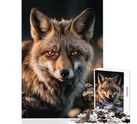 Fox in Natural Light Jigsaws for Adults1000 Pieces Gifts for Women Men Difficult Challenge Home Decoration Toys for Age 14+ Game (38x52cm)
