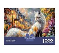 Fox in Paris 1000 Piece Jigsaw Puzzle Age 12+ for Puzzle Games Gift Giving 38x26cm/1000pcs