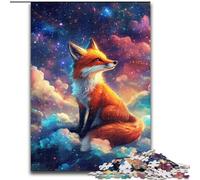 Fox in The Clouds 1000 Pieces Jigsaw Puzzle for Adults& Teens, Relax Games Enhance Love between Couples for Age 14 (26x38cm)