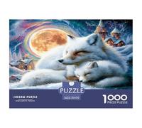 Fox in The Snow 1000 Piece Jigsaw Puzzles for Adults Impossible Beautiful Home Decoration Challenge High Difficulty 70x50cm/1000pcs