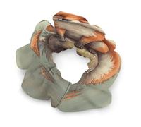 Fox in The Woods Scrunchies for Women Neutral No Damage Hair Ties Soft Ponytail Holder Gentle Elastic Hair Bands Gentle On Hair Scrunchies for All Hair Types Fashion Hair Bands