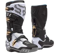 FOX Instinct Motocross Boots, black-grey-white, size 45 for Men