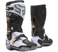 FOX INSTINCT Stiefel weiß-schwarz-grau 10