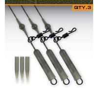 Fox International Edges Camo Submerge Heli Rigs Kwik Change Kit (30Lb) - Khaki, Khaki