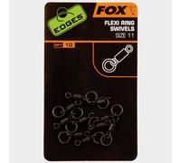 Fox International Edges Flexi Ring Swivels Sz 11 - Black, Black