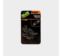 Fox International Edges Micro Rig Swivel - Silver, Silver