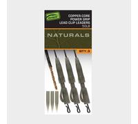 Fox International Naturals Copper Core Lead Clip Leaders - Green, Green
