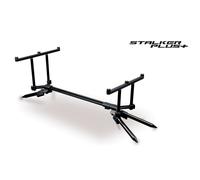 Fox International Stalker Plus Pod 3 Rod Buzzer Bars Rod Pod Black