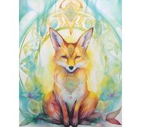 Fox Intuition Notebook: Inspirational Lined Notebook • Journal for Mindfulness & Reflection • 110 Pages