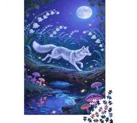 Fox Jigsaw 1000 Piece Lily of The Valley Decoration Puzzle Boys And Girls Gift High Difficulty Game Challenging Puzzles 1000pcs (75x50cm)