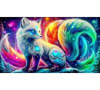 fox Jigsaw Puzzle 1000 Pc - Hard Difficult Challenging Educational Game Gift for Adults Kids 75x50/1000pcs